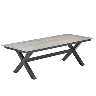 Garden Impressions Marbella Tuintafel Rome Bronze - 240x100 cm - afbeelding 1