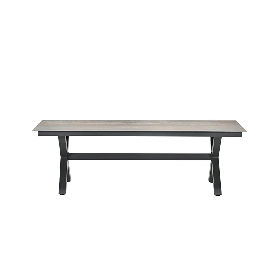 Garden Impressions Marbella Tuintafel Rome Bronze - 240x100 cm - afbeelding 3