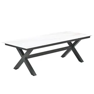 Garden Impressions Marbella Tuintafel White | De Boet