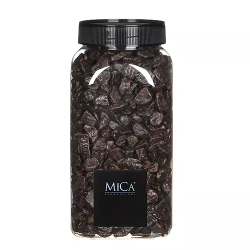 Mica Decorations Steentjes 650 ml - Donkerbruin