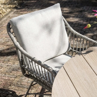 Garden Impressions Margriet Dining Fauteuil - Taupe/Grey Sand - afbeelding 6