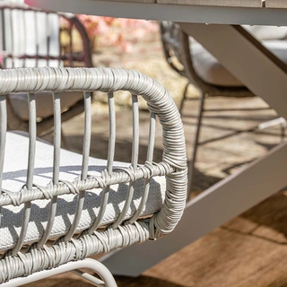 Garden Impressions Margriet Dining Fauteuil - Taupe/Grey Sand - afbeelding 8