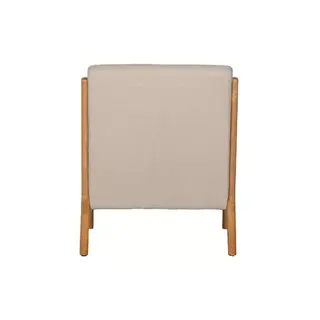 Woood Mark Fauteuil Geweven Stof Naturel - afbeelding 6