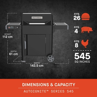 Masterbuilt® - AutoIgnite™ Series 545 Digital Charcoal Grill - afbeelding 5