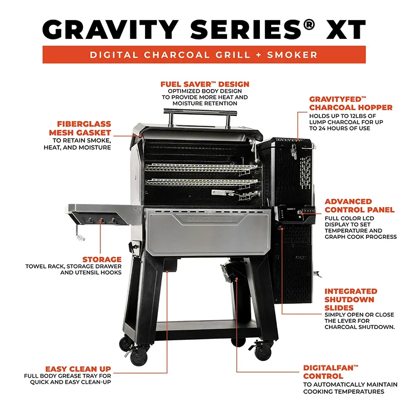 Masterbuilt Gravity Series™ XT Digital Charcoal BBQ & Smoker - afbeelding 3