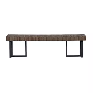 Woood Exclusive Maxime Eetbank Recycled Hout Naturel 160 cm - afbeelding 4
