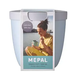 Mepal Snackpot ellipse nordic blue - 500 ml - afbeelding 2