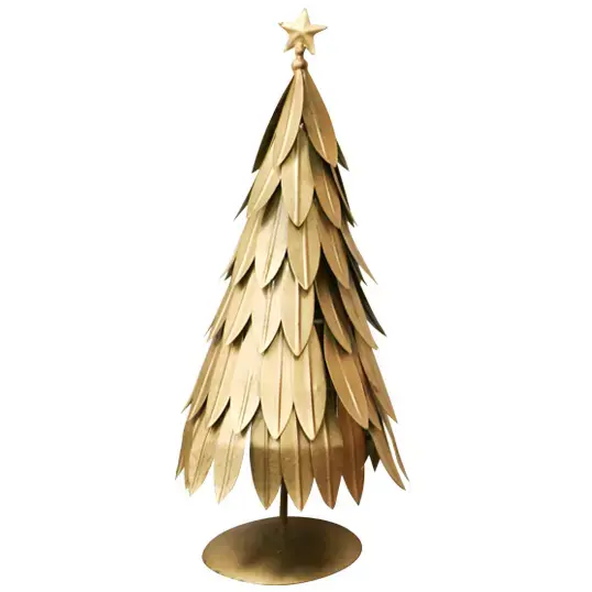 Metal Tree L - Goud