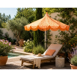 Mica Decorations Kelly Parasol Oranje - Ø235 cm - afbeelding 2