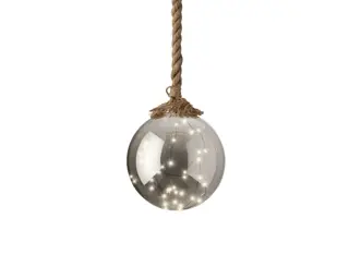 Micro LED Ball Smokey Grey - Ø20 cm