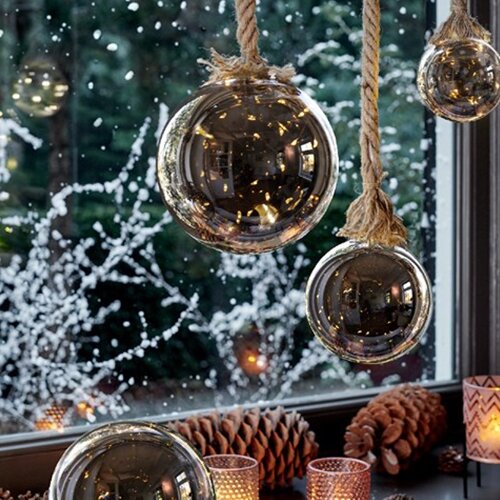 Micro LED ball ID Smokey grey - 100 cm - afbeelding 3