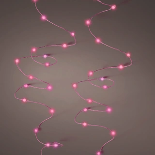 Micro LED Draadverlichting 8 Functie - Roze - afbeelding 2