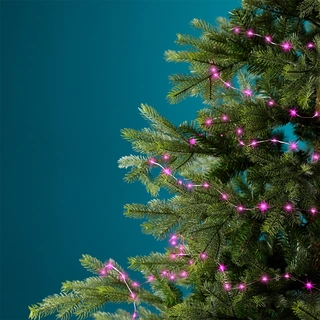 Micro LED Draadverlichting 8 Functie - Roze - afbeelding 4