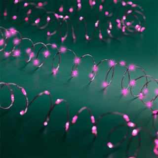 Micro LED Draadverlichting 8 Functie - Roze - afbeelding 5
