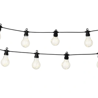 Micro LED Partylight Zwart 950 cm - Warm Wit