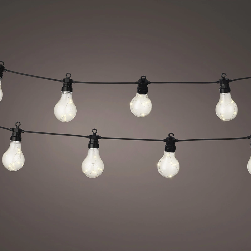 Micro LED Partylight Zwart 950 cm - Warm Wit - afbeelding 2