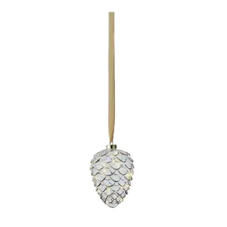 Micro LED Dennenappel Helder - Ø15x21 cm - afbeelding 1