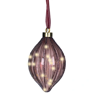 Micro LED Olijf Maroon - Ø12,5 cm - afbeelding 1