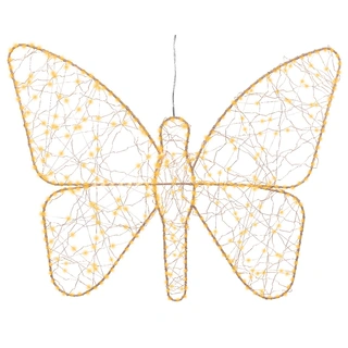 Micro LED Vlinder Flashing Effect - 58x43 cm - afbeelding 1