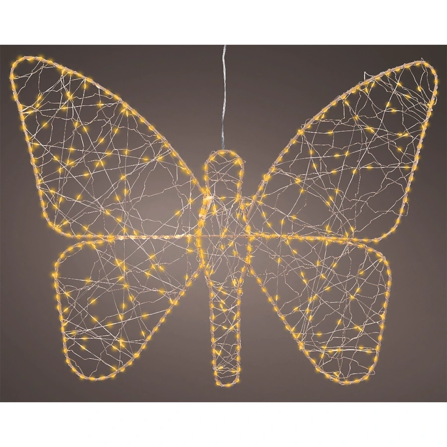 Micro LED Vlinder Flashing Effect - 58x43 cm - afbeelding 2