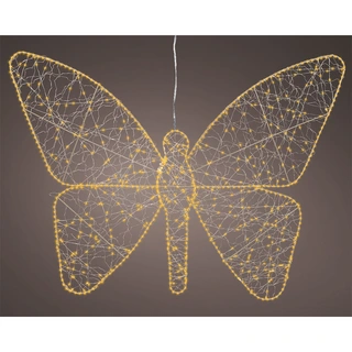 Micro LED Vlinder Flashing Effect - 98x77 cm - afbeelding 2