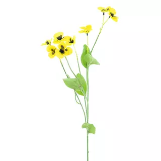 Mini pansy spray yellow 61 cm