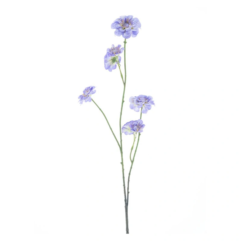 Kunstbloem Mini Zinnia Lavender - 88 cm