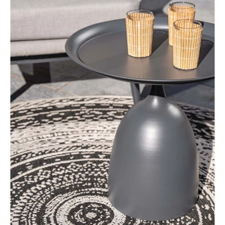 Garden Impressions Mioala Bijzettafel Carbon Black - Ø50xH48 cm - afbeelding 2