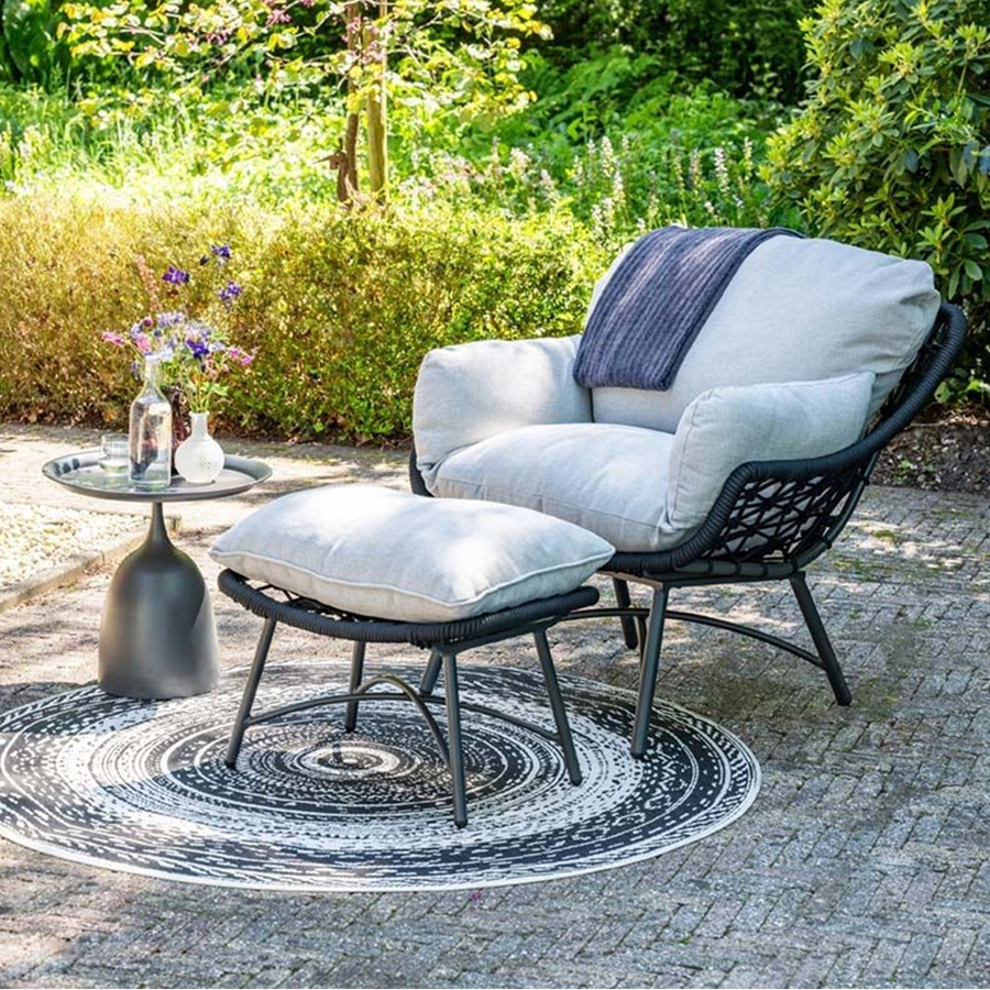 Garden Impressions Mioala Bijzettafel Carbon Black - Ø50xH48 cm - afbeelding 5