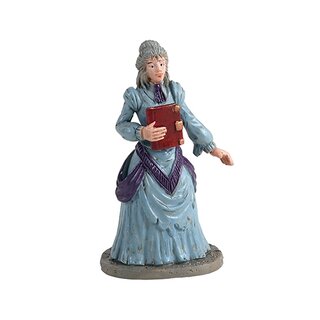 Lemax Miss Terry the Bookstore Owner
