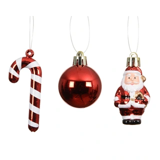 Kersthanger Koker 10 st. - Kerstrood - afbeelding 2