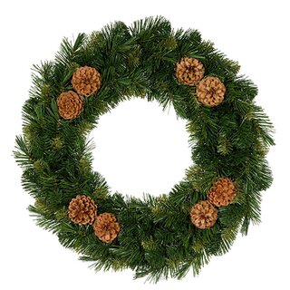 Mixed Pine Kunstkerstkrans - Ø120 cm - afbeelding 1