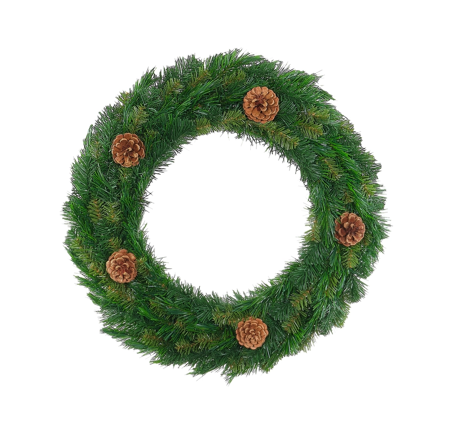 Mixed Pine Kunstkerstkrans Dennenappels - Ø60 cm