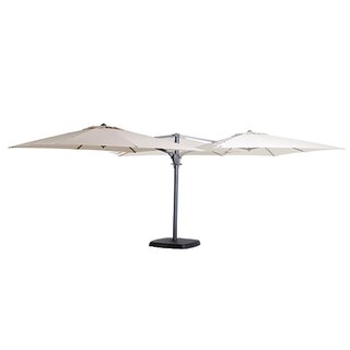 Madison Zweefparasol Monaco Flex Ø330 cm - Ecru - afbeelding 2