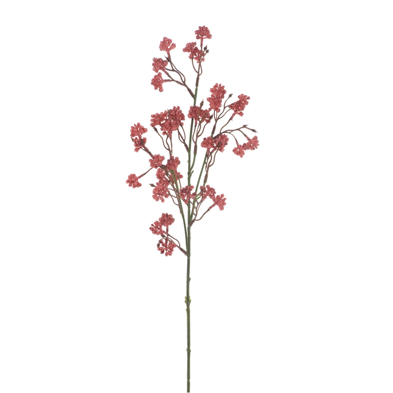 Kunsttak Mulberry Spray Oranje - 70 cm