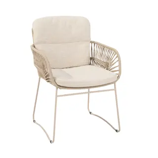 4 Seasons Outdoor Murcia Dining Tuinstoel - Latte | De Boet