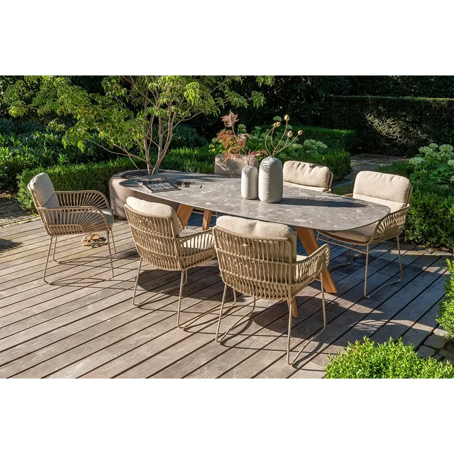 4 Seasons Outdoor Murcia Dining Tuinstoel - Latte - afbeelding 5