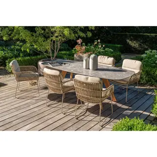 4 Seasons Outdoor Murcia Dining Tuinstoel - Latte - afbeelding 5