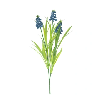 Kunstbloem Muscari Blauw - 54 cm