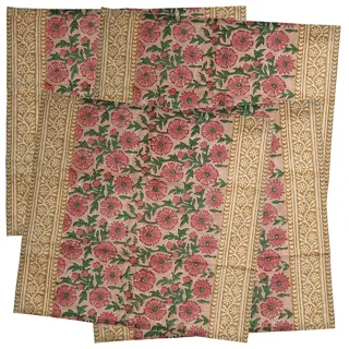 Servetten Flower Cotton Multi 45x45 cm - 4 st. - afbeelding 1