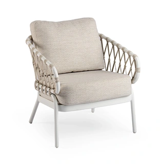 Tierra Outdoor Natal Low Diningstoel - Crème White