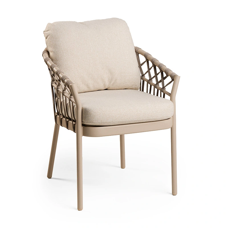 Tierra Outdoor Nevada Diningstoel - Champagne - afbeelding 1