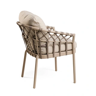 Tierra Outdoor Nevada Diningstoel - Champagne - afbeelding 2