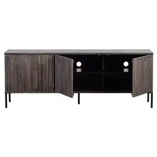 Woood Exclusive New Gravure Tv Meubel 150 cm Essen Espresso [fsc] - afbeelding 5