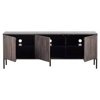 Woood Exclusive New Gravure Tv Meubel 150 cm Essen Espresso [fsc] - afbeelding 6