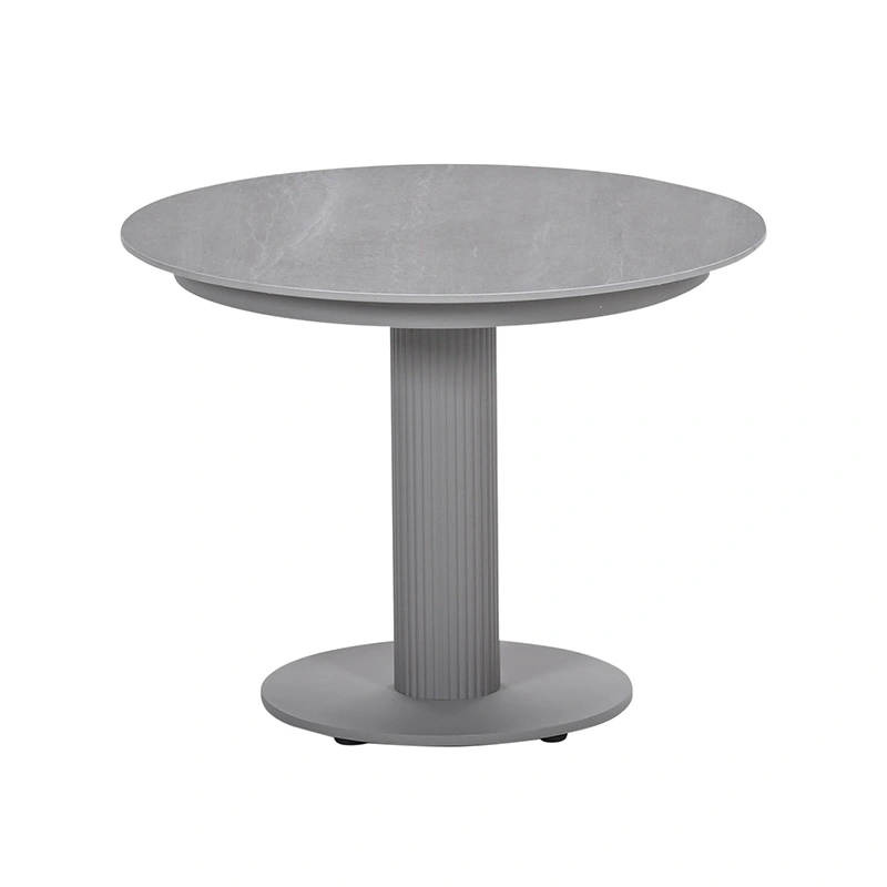 Garden Impressions Nice Bijzettafel Taupe/Napoli Sand - Ø60 cm - afbeelding 1