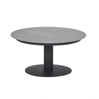 Garden Impressions Nice Salontafel Black/Napoli Sand - Ø80 cm - afbeelding 1