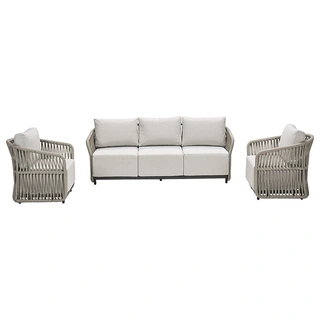 Garden Impressions Normandie Loungeset - Taupe/Vally Sand - afbeelding 2