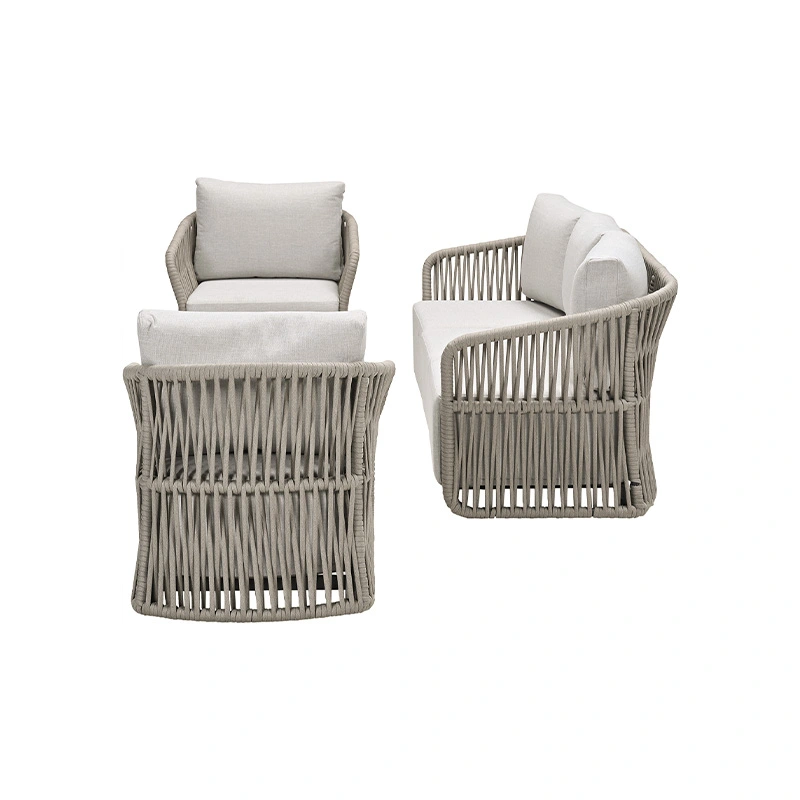 Garden Impressions Normandie Loungeset - Taupe/Vally Sand - afbeelding 4