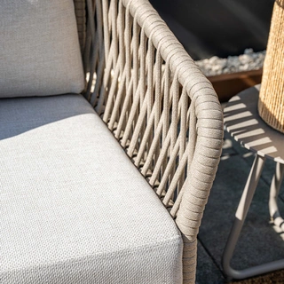 Garden Impressions Normandie Loungeset - Taupe/Vally Sand - afbeelding 6